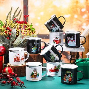 Cheap Stainless Steel Sublimation Enamel Mug with Custom Logo