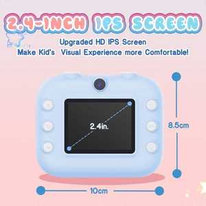 Appareil photo numérique instantané pour enfants 48MP avec fonction Super Macro, mise au point fixe, prise <span class=keywords><strong>de</strong></span> vue Priorité Visage en basse luminosité et qualité supérieure - Product Image 6