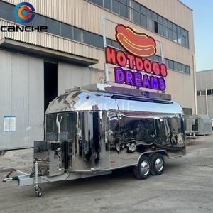 Camion de nourriture mobile multifonctionnel de haute qualité, remorque en acier inoxydable, snack, hot-dog, glace, barbecue à vendre - Product Image 1