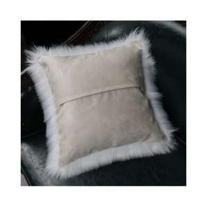 Housse de coussin de canapé en <span class=keywords><strong>fourrure</strong></span>, vente en gros, 40x40cm, housse de coussin de canapé en <span class=keywords><strong>fausse</strong></span> <span class=keywords><strong>fourrure</strong></span>, housse d'oreiller en peluche douce et décorative - Product Image 2