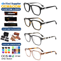 Montures optiques surdimensionnées originales pour femmes, montures de lunettes carrées rétro, montures de lunettes en acétate rose de haute qualité, design de créateur