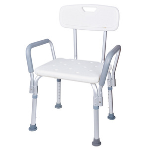 Chaise de douche et de bain télescopique Chuangxi en alliage d'aluminium, blanche, antidérapante, pour massage et bien-être - Product Image 3