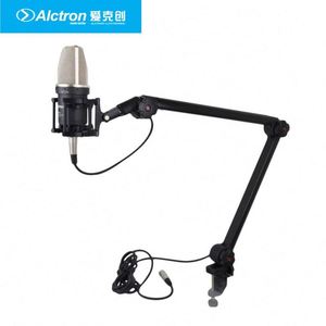 Alctron Ma614 Professional Flexible Adjustable Mic Holder Microphone Arm <b>Stand</b> Broadcast Suspensionboom Scissor Without Light - Product Image 2
