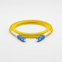 Câble de raccordement fibre optique XINHAOZE jaune OS2 LC-UPC G652D monomode pour installation FTTH PON 1310-1550nm, garantie 1 an