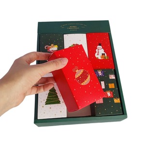 ปฏิทินนับถอยหลังวันคริสต์มาส กล่องกระดาษ 12 วัน  ปรับแต่งได้ตามความต้องการ - Product Image 1