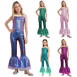 Disfraz de Sirena para Niñas de 6 a 16 Años, Traje de Cosplay con Falda Acampanada, Disfraz para Fiestas, Vacaciones, Juegos de Rol, Cumpleaños y Actuaciones - Product Image 1