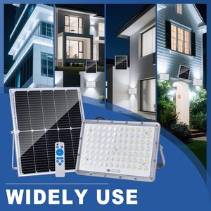 Low Price Aluminum Housing IP65 Outdoor Led Solar Flood <b>Lamp</b> 60-200 Watt LiFePO4 Battery Time <b>Remote</b> <b>Control</b> Bridgelux SMD - Product Image 3