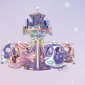 Self-Control Plane Ride Rotating Chair Amusement Park Ride-Metal Alloy Fiberglass Steel Construction Outdoor - Product Image 3