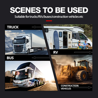 Réchauffeur d'air intégré diesel de stationnement tout-en-un portable avec tige de traction pour camion bateau caravane Bus 5kW 12V 24V