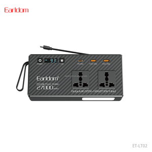 Station d'alimentation portable Earldom 27000mAh 150W USB-C PD Charge rapide avec lumière LED et lampe torche SOS ET-LT02 - Product Image 1