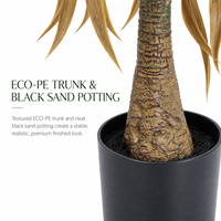 Plante artificielle en sisal en pot, ignifuge, résistante aux UV, hyper réaliste, accessoires de jardin, décoration d'entrée, directement de l'usine