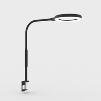 Professional 5 Diopter Adjustable Foldable Desktop LED Magnifying Glass Lamp High CRI Aluminum Alloy Portable for Beauty Salon