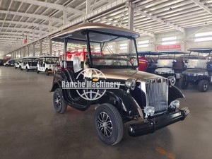Turismo de lujo Vintage Car Blue Travel Classic Car City Tour Vehicle 6 Seat Electric Classic Car - Product Image 5