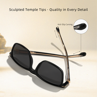 Lunettes de soleil polarisées Kenbo TR90 et acétate, protection UV400, monture en plaque, légères et personnalisables