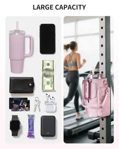 Sac de sport magnétique transfrontalier avec support pour bouteille d'eau, porte-téléphone et rangement pour accessoires de fitness - Product Image 3