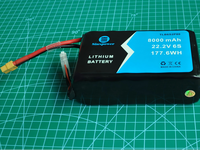 Paquete de Baterías de Estado Sólido Sinxpower 4S 6S2P INR21700 8400mah P42A, Tasa de Descarga 10C, 800 Ciclos, Garantía de 12 Meses, 22.2V -20/65