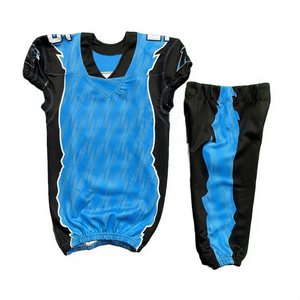 Uniforme de Fútbol Americano 7v7, Jersey Acolchado de Primera Calidad, Nombres de Patrocinadores del Equipo, Tallas Grandes, 100% Poliéster, Nombres y Números de Equipo Personalizados - Product Image 1
