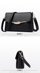 PU Leather Shoulder Messenger Bag Women Causal Luxury Handbags and Purse Female Designer Hobos Bag Small Crossbody Bags - Product Image 4