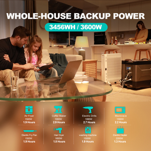 Centrale solare di ALLPOWERS Home Solar Power Station New R & D picco 6000w ad alta capacità 3600w/ 4000w Travel batteria generatore di energia solare - Product Image 6