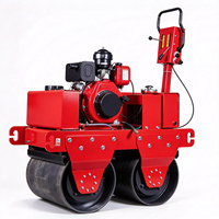 Compacteur vibrant à double tambour pour la compactation de l'asphalte des trottoirs et des allées