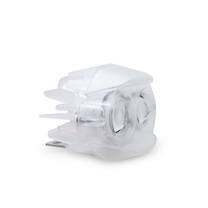Qideguan Waterbird Motorcycle <b>Spotlight</b> 12V Dual Lens LED High Low Beam Integrated Plastic Version IP67 Waterproof - Product Image 2