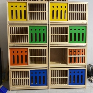 Güvercin eşleştirme kafesi üreme kafesi güvercin yuva kutusu ahşap kuşlar ev büyük güvercin kafesi - Product Image 6