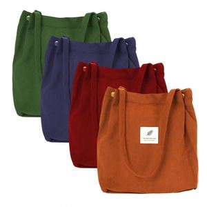 Sac fourre-tout en toile marron caramel avec boutons en laiton et étiquette tissée pour étudiants, bureau et courses quotidiennes - Product Image 4