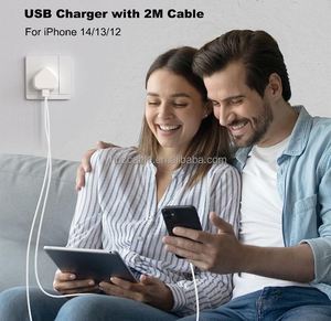 Chargeur mural de voyage 2 USB 2A à charge rapide, 3 broches UK, le plus vendu pour iPhone, iPad, tablette Android - Product Image 6
