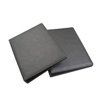 Carpeta de Anillas A4 de Cuero PU SAKANU, 4 Anillas, Hojas Sueltas, Material de Oficina, Gestión de Archivos, Modelo SKU-F-0185, Hecho en China