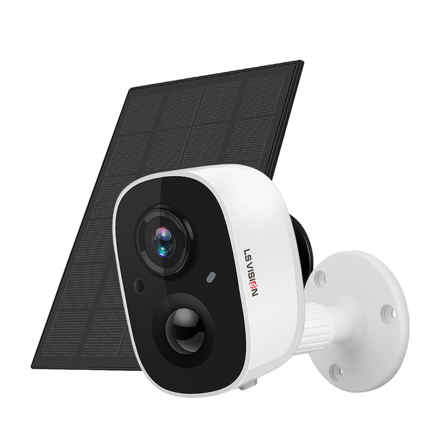 Full HD 1080P 5.5V AI Battery Wifi Camera 128g PIR Wire-free CCTV Security Surveillance Camera with Mini Solar Panel