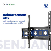 Senjiang Vente en gros OEM ODM Support mural inclinable pour téléviseur en acier robuste 32"-75" Support mural pour téléviseur VESA 600*400mm