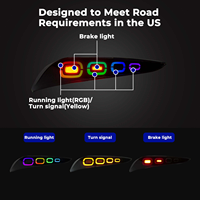 AURON Nuova Lampada LED 32V ad Alto Lumen, Retrofit 12V, Illuminazione Bianca 6000K, per Supra 2021-2025, Faro Posteriore RGB