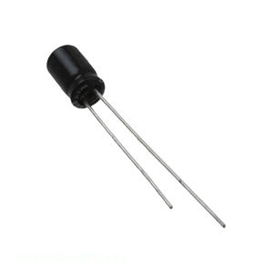 Condensateur autorisé par le distributeur CAP ALUM 10UF 20% 16V RADIAL TH Through Hole 16MS710MEFC4X7 10 uF - Product Image 1