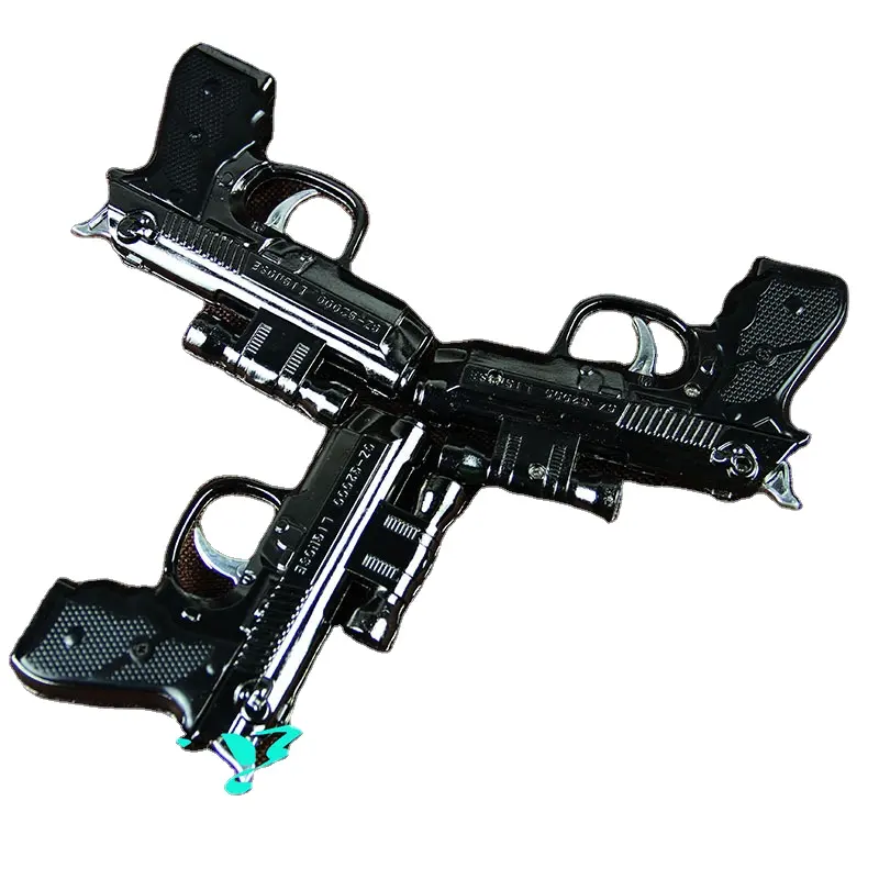 Cool Design Windproof Pistol Cigarette Laser Gun Butane Gas pistol lighter gun 9mm Jet Torch Lighter gun lighter pistol