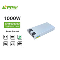 Expédition rapide - Alimentation industrielle à découpage LYNN GLE-1000S-60V AC/DC 1000W 60V 16.7A à sortie unique, efficacité 90.6%