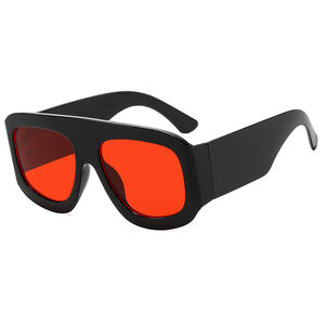 Übergroße quadratische Sonnenbrille <span class=keywords><strong>Pilot</strong></span> Sonnenbrille Frauen Vintage Doppelbrücke Big Sun Shades Brille Gelbe Fahr brille Uv400 - Product Image 6