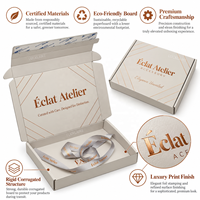 Boîte d'expédition ondulée personnalisée couleur champagne avec logo – Emballage cadeau de luxe pour boutiques de mode, bijoux et marques de beauté