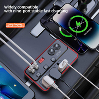 Araç Şarj Cihazı İnvertör 60W12V24V - 110V220V İnvertör Araç Telefon Şarj Cihazı PD30W QC3.0 Hızlı Şarj