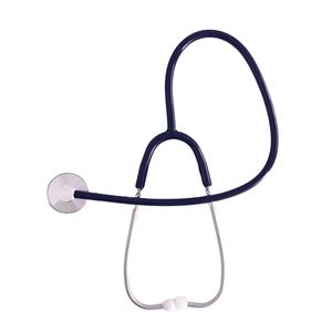 Single Head <strong>Stethoscope</strong> Aluminum Alloy, Adult's Black Metal <strong>Diaphragm</strong> for Medical Diagnosis - Product Image 3