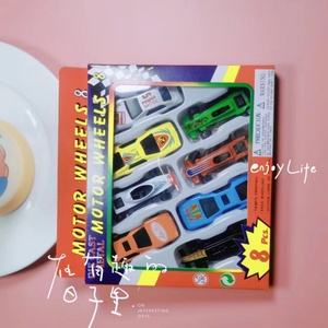 Set de 20 Coches de Juguete de Aleación de Hierro a Escala 1/64, Miniaturas Fundidas a Presión, Camiones, Aviones de Carreras, Juguetes para Niños en Caja - Product Image 3