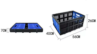 Chariot de courses pliable à quatre roues avec plateforme, personnalisable OEM pour outils d'hébergement - Édition limitée