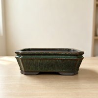 Pot à succulentes, jardinière de fenêtre, pots à bonsaï en argile violette Yixing, pot rectangulaire en céramique émaillée, pot classique pour herbes, pot à fleurs, pots pour arbres