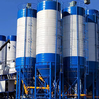 60-Tonnen-Schraubverschluss-Pulversilo DN2,5m CE ISO-zertifiziert, kundenspezifische Kapazität, OEM-Produktion willkommen für Betonmischanlagen, elektrische Staubabsaugung