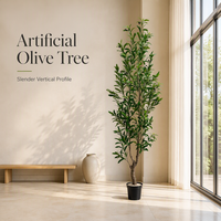 Arbre d'olivier artificiel sur pied en gros pour décoration intérieure de salle d'exposition et café, OEM