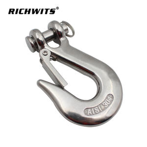 Anillos de Elevación de Cadena con Gancho Giratorio Tipo Horquilla de Acero Inoxidable RICHWITS, Varios Tipos de Ganchos - Product Image 2