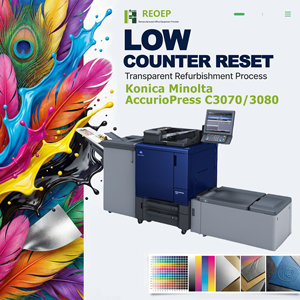 REOEP Konica Minolta 3080 Copieur d'ingénierie pour C3070/3080 Impression/Copie/Numérisation haute vitesse A3 Usage général Reconditionné - Product Image 1