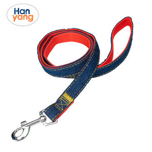 <span class=keywords><strong>Collar</strong></span> de correa de perro de mezclilla duradero y resistente ajustable OEM HanYang sin tirones para entrenamiento caminar correr para perros grandes, medianos y pequeños - Product Image 3