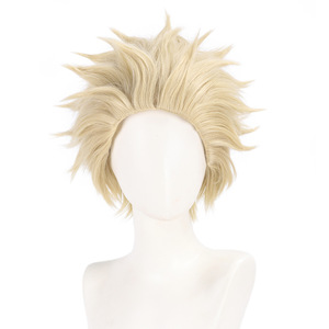 La fragancia del Santo Principal es <span class=keywords><strong>en</strong></span> pleno apogeo, y Tsumugi Rintaro tiene una peluca corta de cosplay color dorado <span class=keywords><strong>lino</strong></span>. - Product Image 2