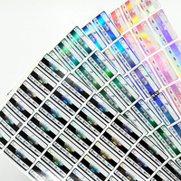 Etiquetas Holográficas para Frascos Pequeños, Adhesivos Resistentes a los Rayos UV e Impermeables para Botellas de Cosméticos y Aceites Esenciales