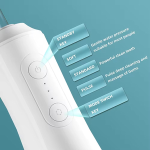 <span class=keywords><strong>Appareil</strong></span> de nettoyage <span class=keywords><strong>dentaire</strong></span> électrique <span class=keywords><strong>professionnel</strong></span> étanche IPX7, portable de voyage, 300 ml, irrigateur buccal intelligent sans fil - Product Image 4